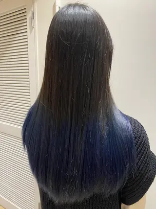 ロング カラー kawabe maikoのヘアスタイル