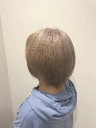 ショート カラー ヘアアレンジ ⛄️カトウ ケイゴ⛄️のヘアスタイル