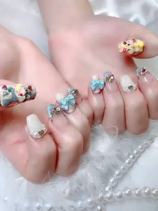 ネイル シェアサロンLei.g(レイジー)所属・3Dアートネイル💗 都築レナのネイルデザイン