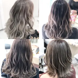 セミロング カラー 💙髪質改善 💙和田💙のヘアスタイル