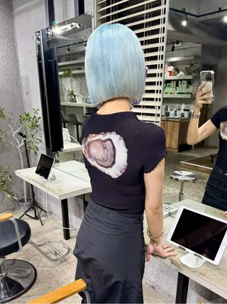 ショート カラー RoL by apollo所属・横浜ブリーチムラ直し 特化美容師/海崎剛史のヘアスタイル