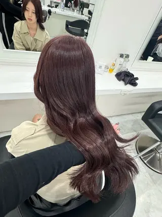 カラー 大人っぽ韓国🤍ブリ ーチ/mitsukiのヘアスタイル