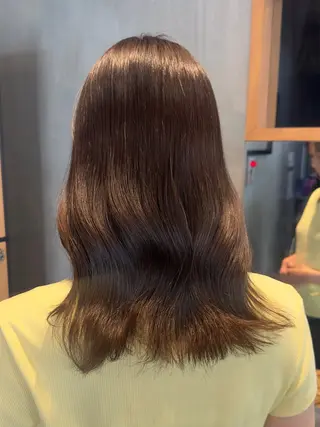 セミロング カラー 髪質改善/レイヤー/ 艶髪🎀ayaneのヘアスタイル