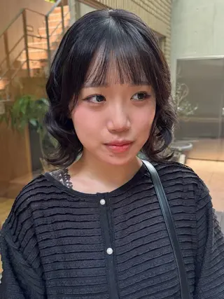ショート パーマ 大橋 芽衣のヘアスタイル