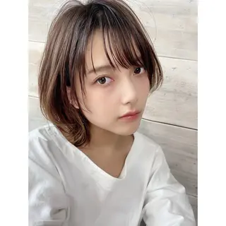 ミディアム カラー ハイライトカラー/ ハイトーン🍀白石のヘアスタイル