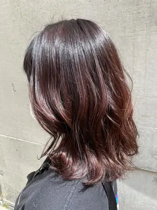 ミディアム ba-boo 熊本のヘアスタイル