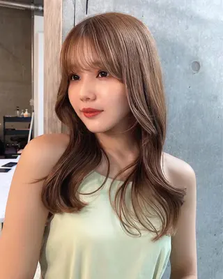 ロング SALOWIN原宿AROA店所属・顔まわり神カット✂︎ 齋藤雄大【表参道】のヘアスタイル