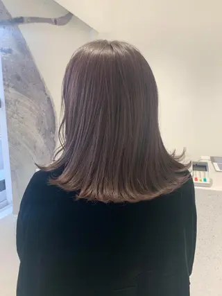 ミディアム 原 菜帆のヘアスタイル