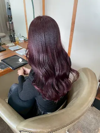 ロング カラー 徳永 小想のヘアスタイル