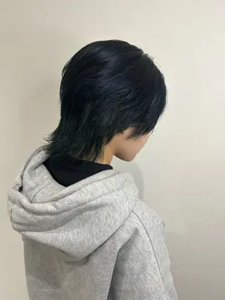 ミディアム カラー 青木 光太朗のヘアスタイル