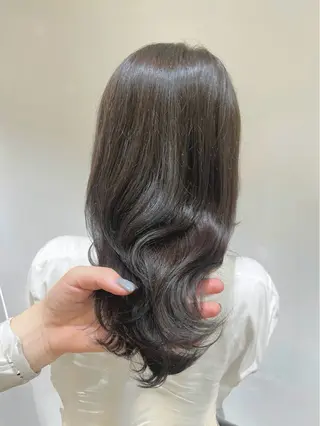 セミロング カラー 暖色カラー/似合わせ カット/名古屋/辻のヘアスタイル