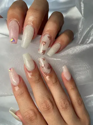 ロング ネイル 下妻市ﾈｲﾙｻﾛﾝ M_styleのネイルデザイン