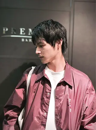 ミディアム メンズ HIROGINZA ヒロ銀座 青山所属・マツオ リュウホウ🐉のヘアスタイル