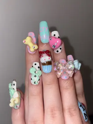 ネイル 👽個性派ネイル🎀 komachiのマツエク・マツパデザイン