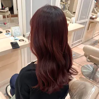 ロング カラー 青木 あいかのヘアスタイル