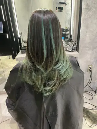 セミロング メテオ取扱✨美髪 矯正✨HiroNYのヘアスタイル