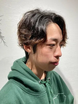 ショート パーマ メンズ特化💥荻窪 No.1柴田憲秀のヘアスタイル