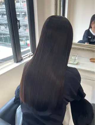 ロング カラー 縮毛矯正/美髪 NENE/CIENのヘアスタイル