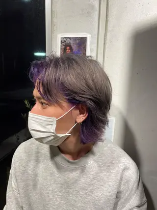 カラー 縮毛矯正/髪質改善/ ハイトーン/Makoのヘアスタイル