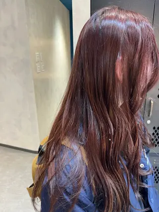 カラー 長尾 みのりのヘアスタイル
