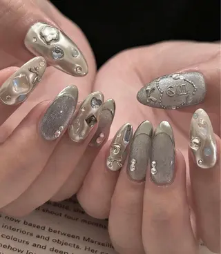 ネイル 長さだし専門店 M2 rikaのネイルデザイン