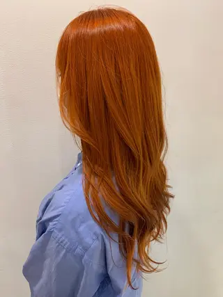 ロング カラー 🍒暖色✖️レイヤー ／Haruna🍒のヘアスタイル