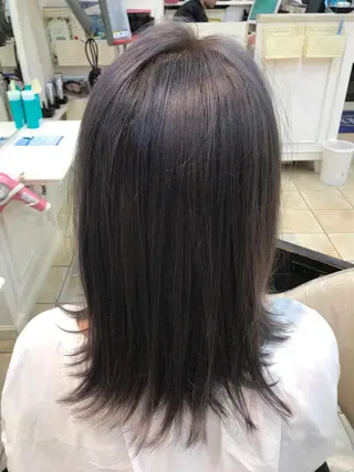 ミディアム ダメージレス 桧山店長のヘアスタイル