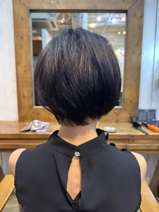 ショート newline銀座所属・銀座ショート/ 大人ショート/金子涼のヘアスタイル