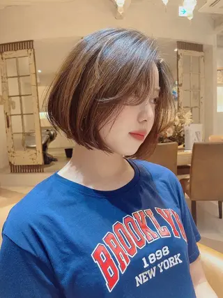 ショート Kanami/韓国風 /艶カラーのヘアスタイル