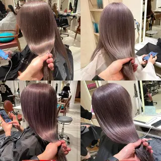 ロング カラー 韓国ハッシュカット/ 新宿/髪質改善/岡崎のヘアスタイル