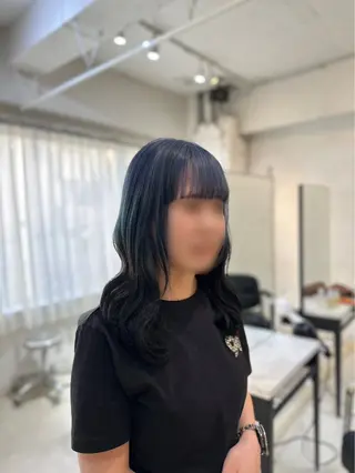 セミロング 🎨横浜美容室 LINE/AI🎨のヘアスタイル