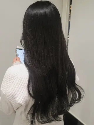 ロング 無料カットモデル/ セット/COCOKAのヘアスタイル