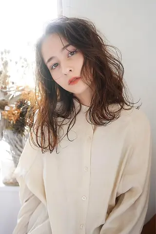 ロング 暖色/ミルクティー/ レイヤー/yuriaのヘアスタイル