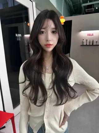 ロング 韓国ヘア特化 TAKESHIのヘアスタイル