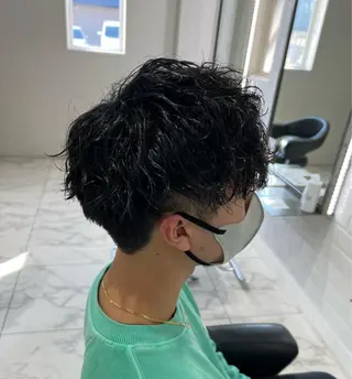 パーマ メンズ SHARE  SALON monloulou+plus所属・メンズパーマ 桐山 琉輝のヘアスタイル