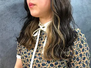 ロング カラー ヘアアレンジ メンズ キッズ ネイル マツエク・マツパ GO TODAY SHAiRE SALON所属・透明感カラー🤎 ゆりのヘアスタイル