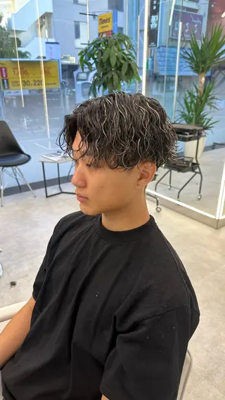 ショート パーマ メンズ パーマ職人 渡邊　優雅のヘアスタイル