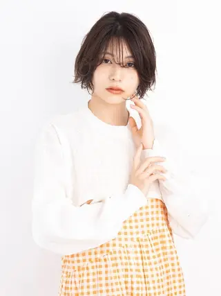 ショート カラー 自由が丘×似合わせ ディレクター枦山大将のヘアスタイル