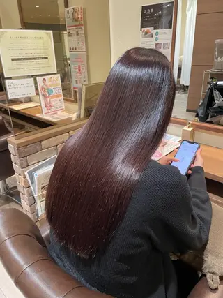 ロング カラー hiyori /韓国ヘアのヘアスタイル