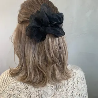カラー ヘアアレンジ 韓国ヘア/耳ツボジュ エリー♡ayumuのヘアスタイル