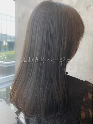 セミロング カラー ヘアアレンジ SALOWIN原宿AROA店所属・顔まわり神カット✂︎ 齋藤雄大【表参道】のヘアスタイル