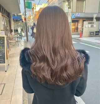ロング カラー シェアサロン salowin所属・✨ブリーチなし透明感 カラー🥇ユースケのヘアスタイル