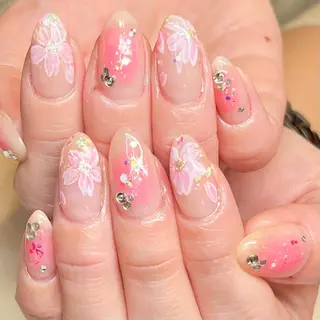 ショート カラー ネイル ネイルサロン リリーブランシュ所属・森 瑞紀のネイルデザイン