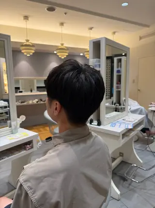 ショート メンズ Ｈａｉｒ’ｓ Ｇａｌｌeｒｙ　堺高島屋店　【ヘアーズ　ギャラリー】所属・キタド アミのヘアスタイル