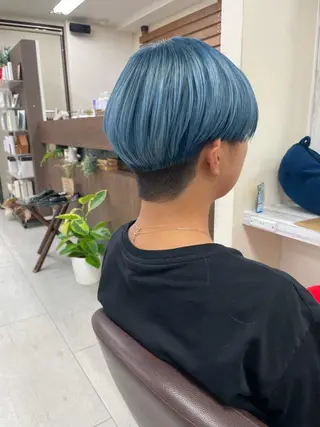 ショート カラー カラー職人/上川原 雄飛のヘアスタイル