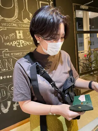 ショート カラー メンズヘア/レイヤー /ボブ山内春輝のヘアスタイル