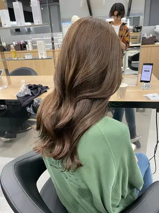 セミロング 💍大人デザイン /ハイトーン♡リクトのヘアスタイル