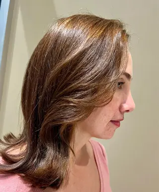 ミディアム 舟橋 瑞稀のヘアスタイル