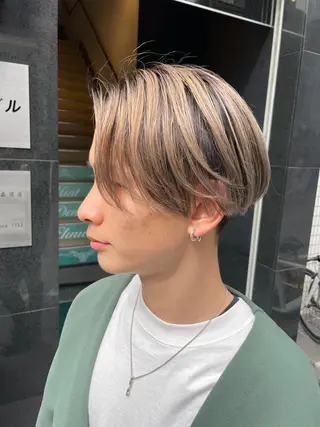 ショート カラー パーマ ヘアアレンジ メンズ キッズ ネイル マツエク・マツパ カラー特化サロン Eir心斎橋のヘアスタイル