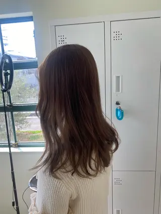 ロング カラー 【nui 茨木】 原田美紅のヘアスタイル